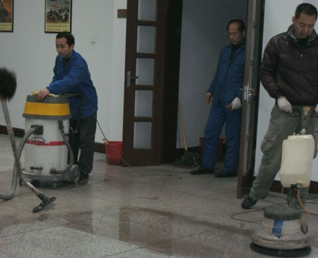 保潔服務現(xiàn)場